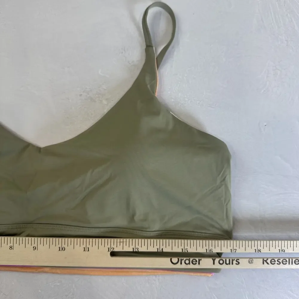 Prana Swim Top XL Fair Trade Reversible Willow Bralette Athletic‎ Padded
